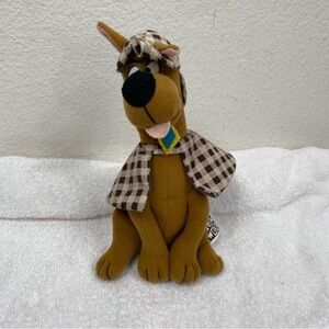 Vintage Cartoon Network Scooby Doo Sherlock Holmes Small Plush Collectible Kids